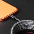 Magnetický USB kábel USB-C to USB-C 60W 200cm AMiO-04841