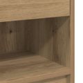 vidaXL Nočné skrinky 2 ks so zásuvkou dub artisan 39x28x41 cm