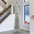 vidaXL Umelý vianočný stromček Zelená 300 cm PVC, oceľ a plast