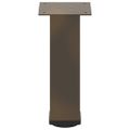vidaXL Nohy konferenčného stolíka 4 ks, prírodná oceľ, 42-44 cm, oceľ