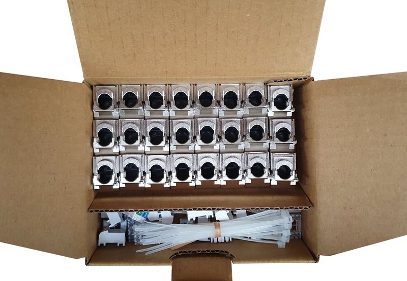Solarix - keystone CAT6A STP RJ45 samořezný