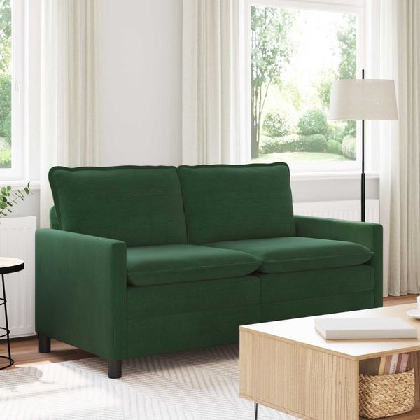vidaXL Pohovka Jungle Green 156 x 81 x 87,5 cm Látka