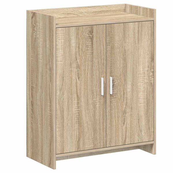 vidaXL Skriňa na topánky Dub sonoma 73,5 x 36 x 92 cm Kompozitné drevo