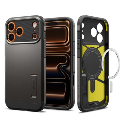 Puzdro Spigen Tough Armor „T“ Mag Magsafe pre iPhone 17 Pro Gunmetal