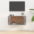 vidaXL Nástenná TV skrinka sivá sonoma 80x34,5x40 cm