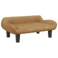 vidaXL Pelech pre psa hnedý 70x40x24 cm zamat