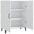vidaXL Komoda biela 70x34x90 cm spracované drevo