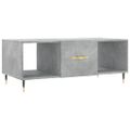 vidaXL Konferenčný stolík betónovo sivý 102x50x40 cm kompozitné drevo