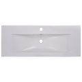 vidaXL Vstavané umývadlo 101x39,5x18,5 cm, keramika, biele