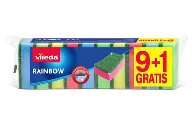Hubka VILEDA Rainbow 173842 9+1ks