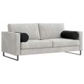 vidaXL Podložkové vankúše 2 pcs Čierna Ø 25 x 70 cm Kordúrová tkanina