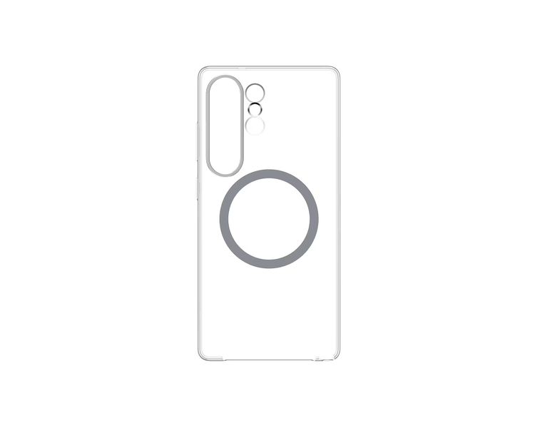 Samsung Priehľadný kryt s magnetickým úchytom pre Galaxy S25 Ultra Transparent