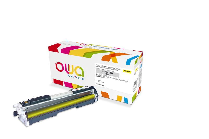 OWA Armor toner kompatibilný s HP CE312A, 1000st, žltá/yellow
