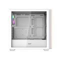 Počítačová skriňa Darkflash DS900WS (biela) + 4 ventilátory ARGB