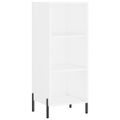 vidaXL Komoda biela 34,5x32,5x90 cm kompozitné drevo