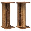 vidaXL Stojan na rastliny 2 ks Staré drevo 25 x 25,5 x 60,5 cm