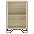 vidaXL Knižnica dub sonoma 50x31x74,5 cm kompozitné drevo