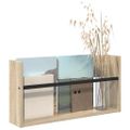 vidaXL Regál na časopisy Sonoma dub 60 x 12 x 30 cm Kompozitné drevo