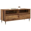 vidaXL TV skrinka so zásuvkou Staré drevo 100 x 34,5 x 44,5 cm