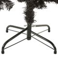 vidaXL Úzky vianočný stromček čierny 150 cm