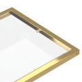 vidaXL Počítačový bočný stolík priehľadný 50x35x65 cm tvrdené sklo