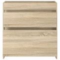 vidaXL Skriňa pod umývadlo do kúpeľne Dub sonoma 78,5 x 37,5 x 81 cm