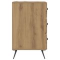 vidaXL Nočný stolík Dub artisan 43 x 41 x 66,5 cm Kompozitné drevo
