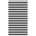 vidaXL Zebra roleta čierna 130x230 cm šírka látky 125,9cm polyester