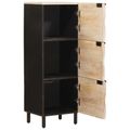 vidaXL Highboard Biele umývanie dokončenie 40 x 33 x 110 cm