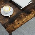 vidaXL Konferenčný stolík Dymová dub 100 x 100 x 45 cm
