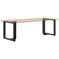 vidaXL Nohy k jedálenskému stolu v tvare T, 2 ks, čierne, 80x35x(72-73) cm, oceľ