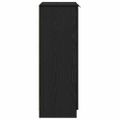 vidaXL Skriňa na topánky Čierny dub 59 x 35 x 100 cm Kompozitné drevo