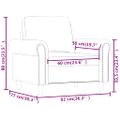 vidaXL Kreslo zelené 60 cm zamat