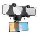 Car holder to rearview mirror black