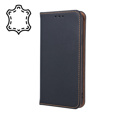 Genuine Leather Smart Pro for iPhone 17 Air 6,6" black