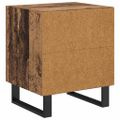 vidaXL Nočný stolík Staré drevo 40 x 35 x 47,5 cm Kompozitné drevo