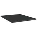 vidaXL Prídavné police 8ks, lesklé čierne 40x50x1,5cm kompozitné drevo