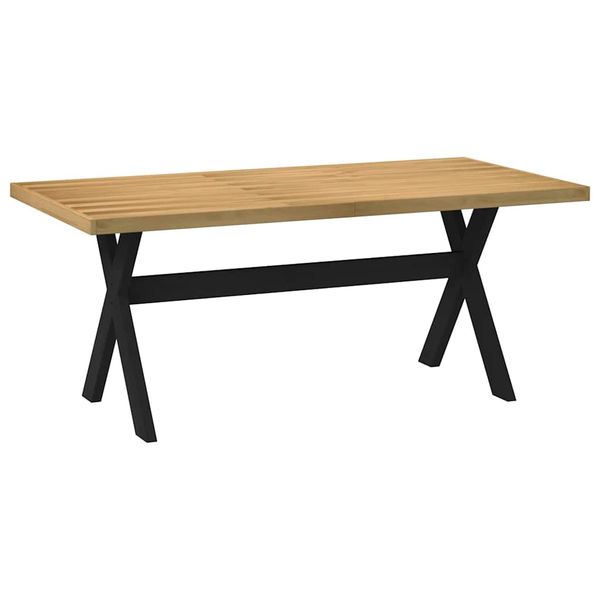 vidaXL Jedálenský stôl NOAIN nohy v tvare X, 180x90x75 cm, borovicový