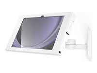 Montážna sada (stojan, kryt, montáž na stenu) - pre tablet - hojdacia - uzamykateľný - kovový rám - biela - montáž na stenu - pre Samsung Galaxy Tab A9+