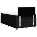 vidaXL Boxspring posteľ s matracom čierna 120x190 cm látka