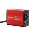 Menič napätia AMiO 12V/230V 150W/300W 2xUSB PI01
