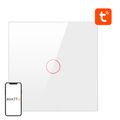 Inteligentný vypínač svetla ZigBee Avatto ZTS02-EU-W1 1 Way TUYA (biely)