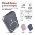 Powerbanka EMOS WI 1046 /B0551GY/, 10 000 mAh, 20 W + Wireless, sivá