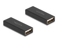 Adaptér Gender Changer USB 2.0 Type-A samec samec