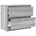 vidaXL TV skrinka Grey Sonoma 60x35x54 cm Engineered Wood