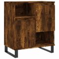 vidaXL Komoda dymový dub 60x35x70 cm spracované drevo