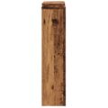 vidaXL Kryt na radiátor staré drevo 205x21,5x83,5 cm kompozitné drevo