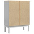 vidaXL Servírovacia skriňa FLORO Biela 70 x 30 x 70,5 cm
