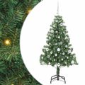 vidaXL Vianočný stromček Zelená 150 cm PVC