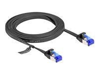 RJ45 plochý patch kábel zástrčka-zástrčka Cat.6